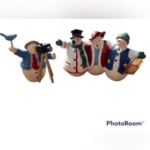 Sandi Gore Evans Midwest Jolly Follies Family Reunion Christmas Figurine Set